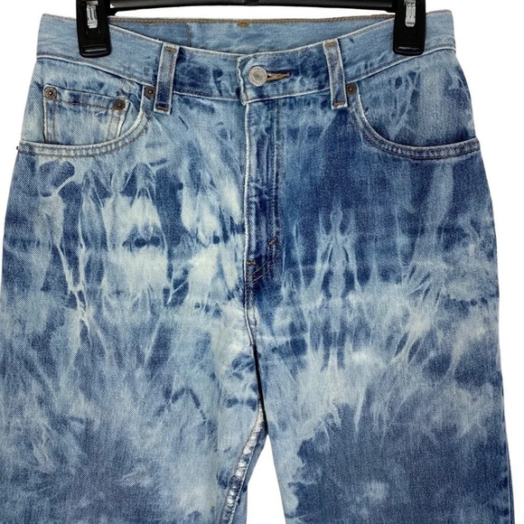 Vintage Levis Jeans Womens Size 26 / 2 / XS Levi’s 550 Mom Jeans Custom Bleached - Picture 3 of 16